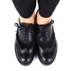 Dámské černé kožené oxfordky 2 2