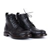 Pánské černé kotníčkové boty z přírodní usně 2