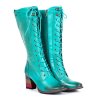 Dámské tyrkysové kozačky Laur Vita Geceko 2