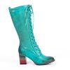 Dámské tyrkysové kozačky Laur Vita Geceko 1
