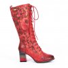 Dámské červené kozačky Laura Vita Geceko 1