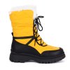 Dámské žluté šněrovací sněhule 1