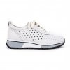 Dámské bílé tenisky s perforací Caprice 1