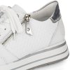 Dámské bílé tenisky na klínku Rieker N3509-80