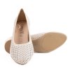 Dámské krémové perforované lodičky Caprice 4