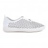 Dámské bílé mokasíny Rieker N0965 80