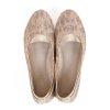 Dámské zlaté metalické baleríny 7