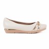 Dámské béžové baleríny na klínku Piccadilly