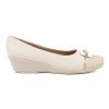 Dámské béžové baleríny na klínku Piccadilly