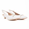 Dámské bílé lodičky s otevřenou patou Piccadilly 4
