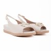 Dámské béžové sandály na klínku Piccadilly 458033 2