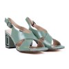 Dámské zelené sandály Epica JI20084A 2
