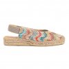 Dámské barevné espdrilky s otevřenou patou 3