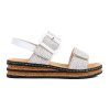 Dámské bílé sandály Rieker 62950 80