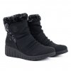 Dámské černé kotníčkové boty na klínku Rieker Y1361 00 4