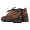 Pánské hnědé kotníčkové boty z broušené kůže Bugatti 331 7823l 3400 3