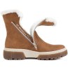 Dámské hnědé kotníčkové boty Rieker X8661 24 6