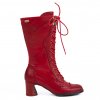 Dámské červené kozačky Laura Vita INCAO 06A 4