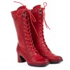 Dámské červené kozačky Laura Vita INCAO 06A 5