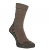 Merino ponožky FLORES Merino LT - hnědá