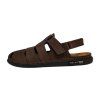 27700 mediline panske kozene sandaly m30 hnede