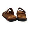 MEDI LINE pánské kožené pantofle MM Havan Pull up 5 hnědé (Velikost 44)