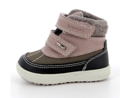 Zimní boty Primigi 6852433 NABUK/ GOMMA/ NEW/TAUPE s membránou dívčí