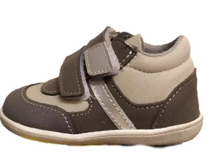 Celoroční obuv Jonap 051MF -šedošedá chlapecké