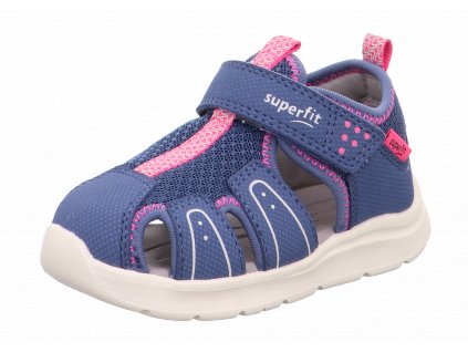 Letní obuv Superfit 1-000478-8020 Blau/Rosa dívčí