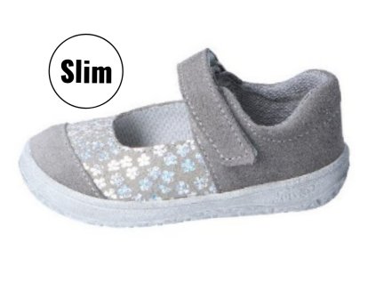 Balerínky Jonap B14S - šedá tisk (SLIM verze) dívčí