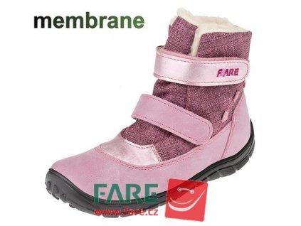 Zimní boty Fare Bare B5441951 s membránou dívčí