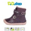 Zimní obuv DDstep barefoot W063-580 AM Violet dívčí