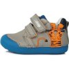 Celoroční obuv DDstep barefoot S066-317 Grey chlapecké