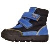ZIMNÍ NEPROMOKAVÉ BOTY KTR KO12/A s membránou - velur modrá 39+černá chlapecké