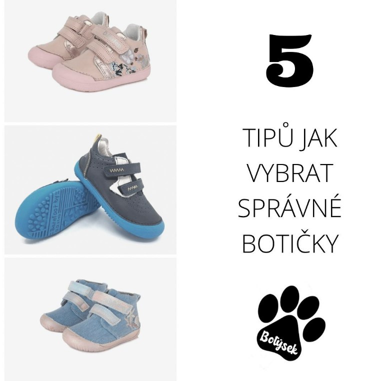 5 tipů, jak správně vybrat dětské botičky