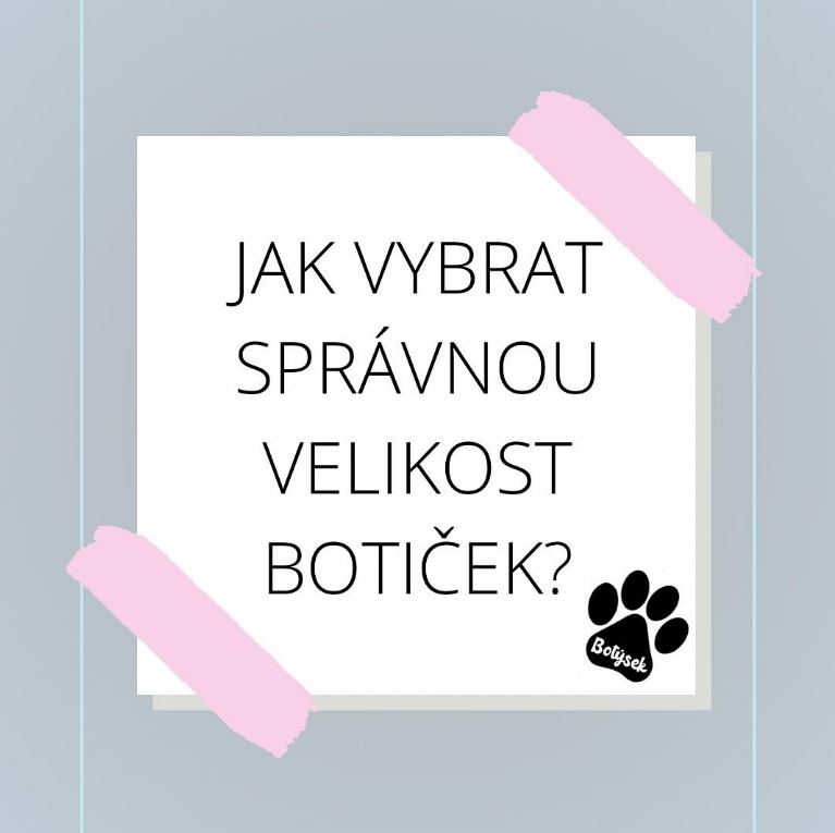 Jak vybrat správnou velikost botiček?