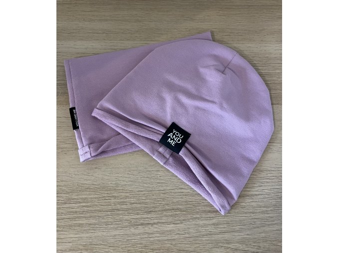 Čepice TURBAN lehká fialová
