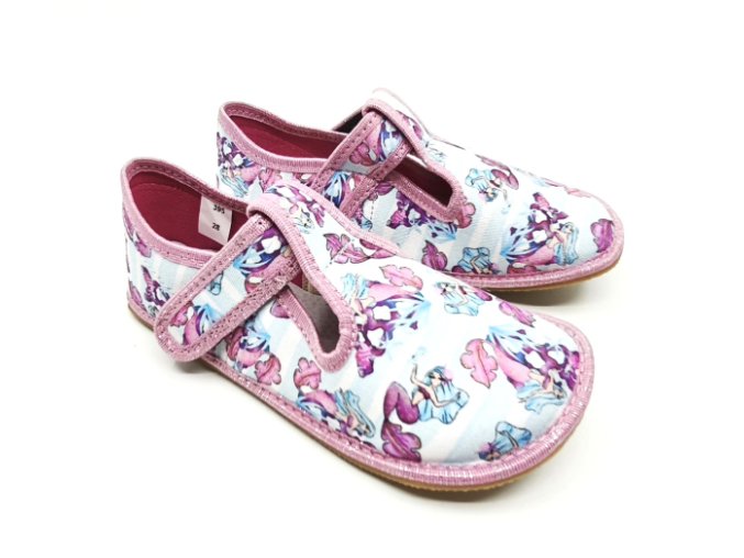 EF BAREFOOT dětské papučky - 395 Mořská panna