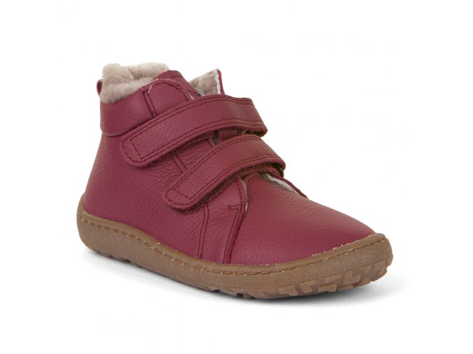 FRODDO BAREFOOT dětská zimní obuv WINTER FURRY bordeaux G3110201-10K