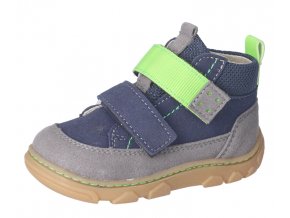 RICOSTA BAREFOOT dětská celoroční obuv PEPINO JOKI ocean/graphit