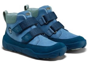 AFFENZAHN barefoot dětská celoroční obuv Low Boot Leather - Friendy Shark