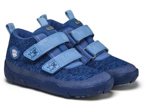 AFFENZAHN barefoot dětská celoroční obuv Low Boot Knit Happy - Elephant