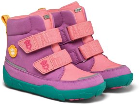 AFFENZAHN barefoot dětská zimní obuv Mid Boot Vegan Comfy - Owl