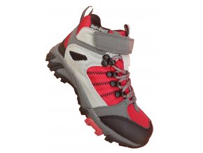 Snooper Kotníková outdoorová obuv šedo-červená (Velikost 35)