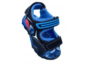 Sportovní sandálky SUPER GEAR černo-modrá (Velikost 25)
