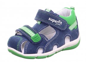 SUPERFIT dětské sandály FREDDY blue/green 1-600140-8010