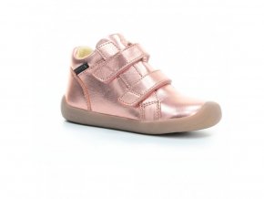 BUNDGAARD celoroční obuv s membránou The Walk Strap Tex - Rose Gold