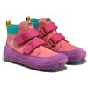 AFFENZAHN barefoot dětská celoroční obuv Low Boot Leather - Friendy Owl