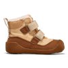 AFFENZAHN barefoot dětská zimní obuv Prewalker Midboot Vegan Snuggy - Beige
