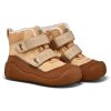 AFFENZAHN barefoot dětská zimní obuv Prewalker Midboot Vegan Snuggy - Beige